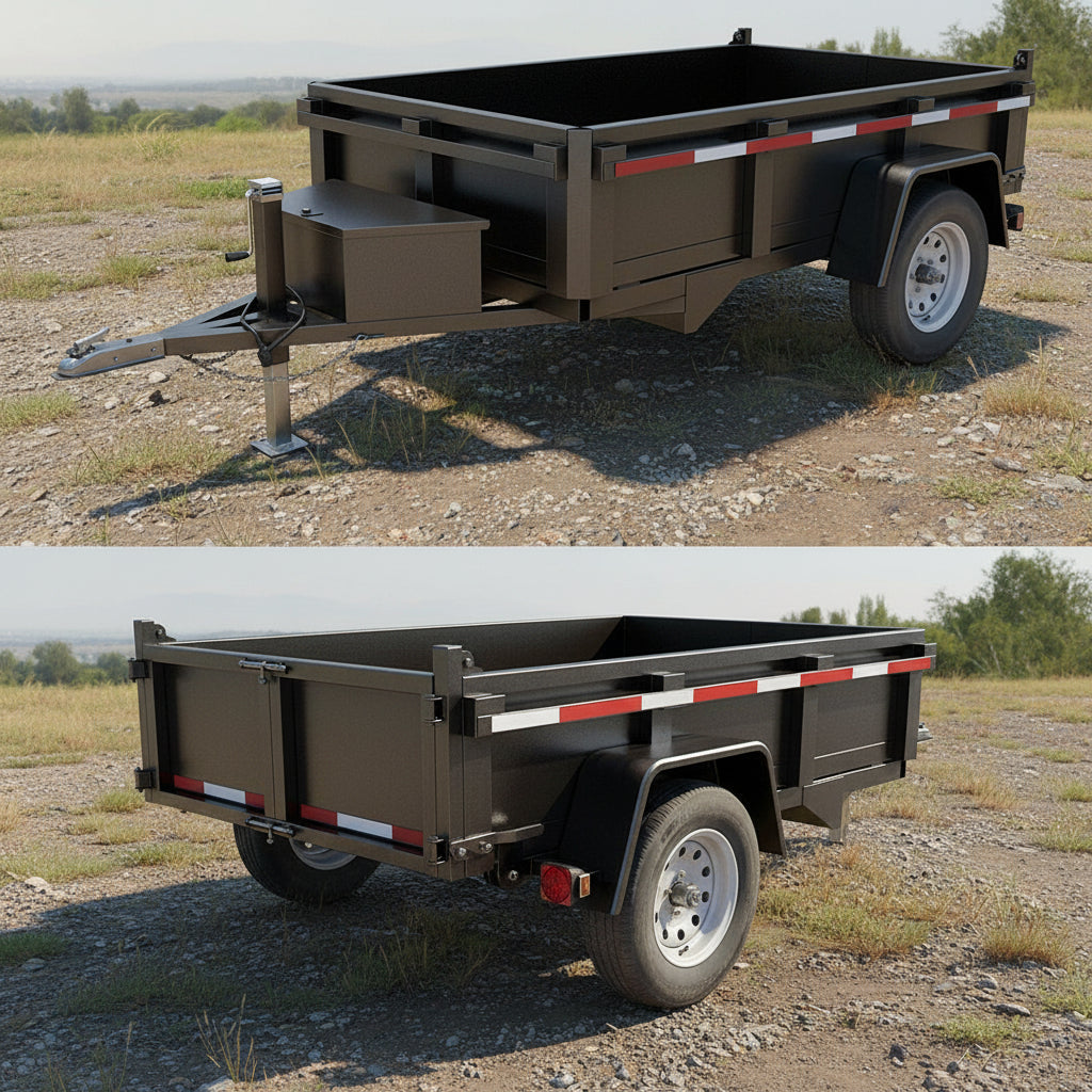 Carro Multicarga 1000 kg con Función Minitolva – Plataforma 2x1 m para Carga Pesada