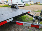 carro plano con rampa trasera