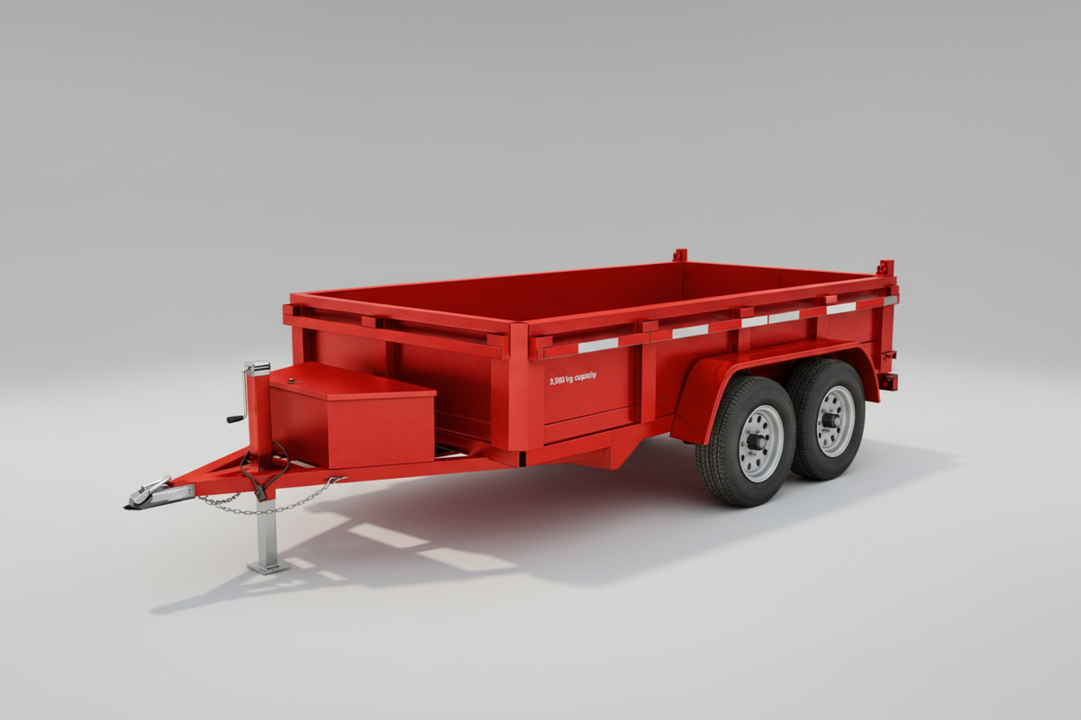 Carro Multicarga Reforzado Doble Eje – 2.500 kg