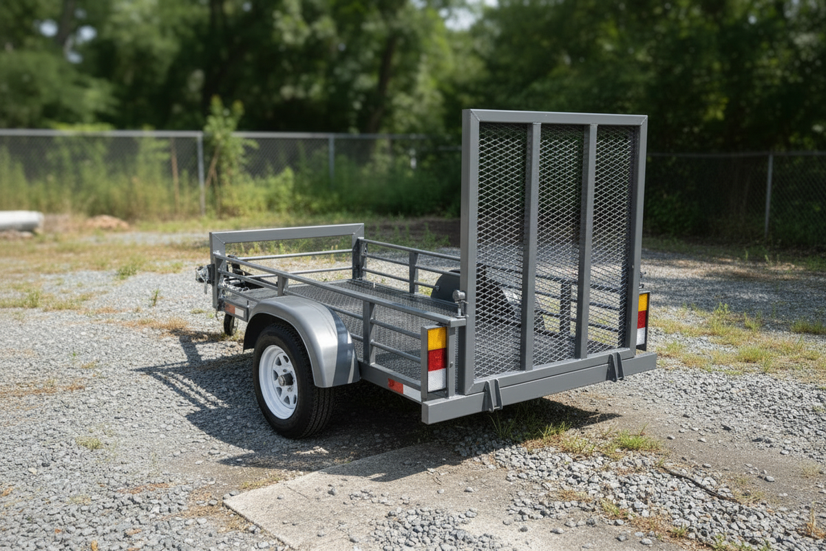Carro Multicarga con Rampa Abatible – Transporte Versátil de Carga General