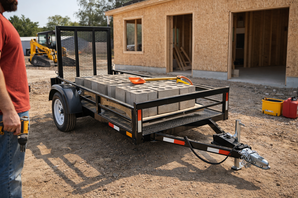 Carro Multicarga con Rampa Abatible – Transporte Versátil de Carga General