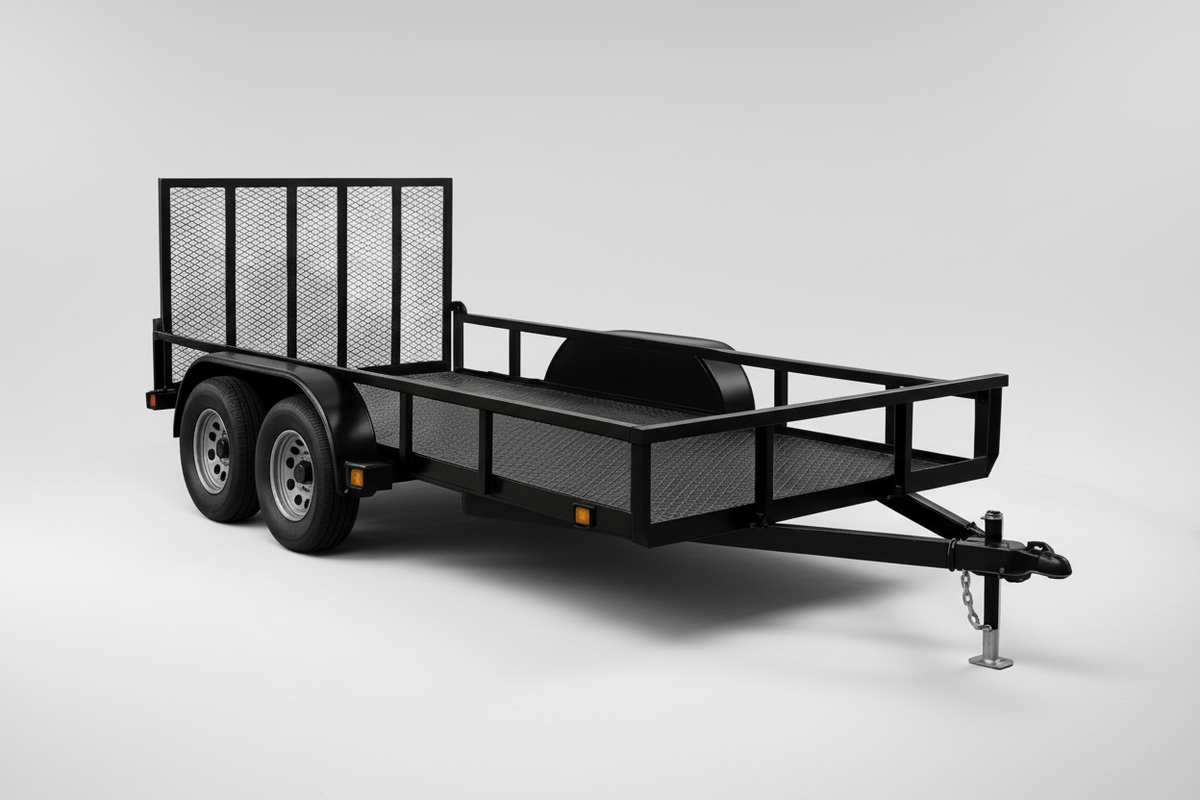 Carro de Arrastre Cama Baja con Rampa – 2.000 kg