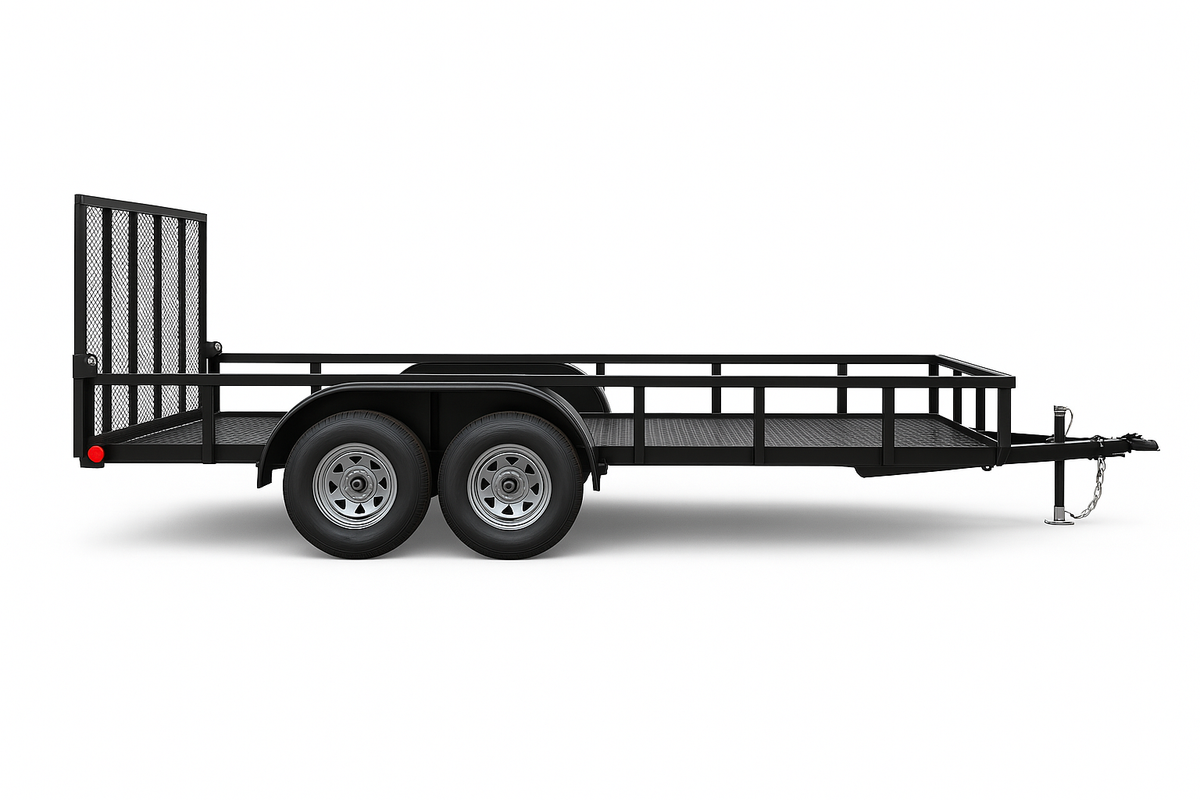 Carro de Arrastre Cama Baja con Rampa – 2.000 kg