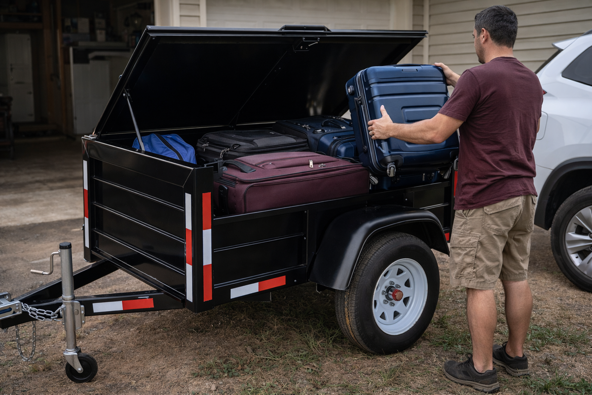 Carro de Arrastre Cerrado Multicarga 650 kg – Uso General