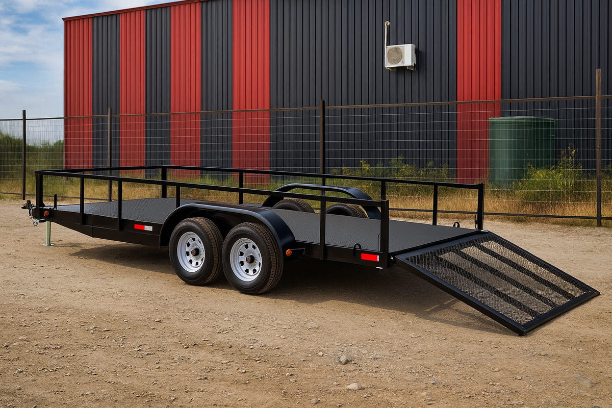 Carro de Arrastre Doble Eje con Rampa Abatible – 2.000 kg 5MT