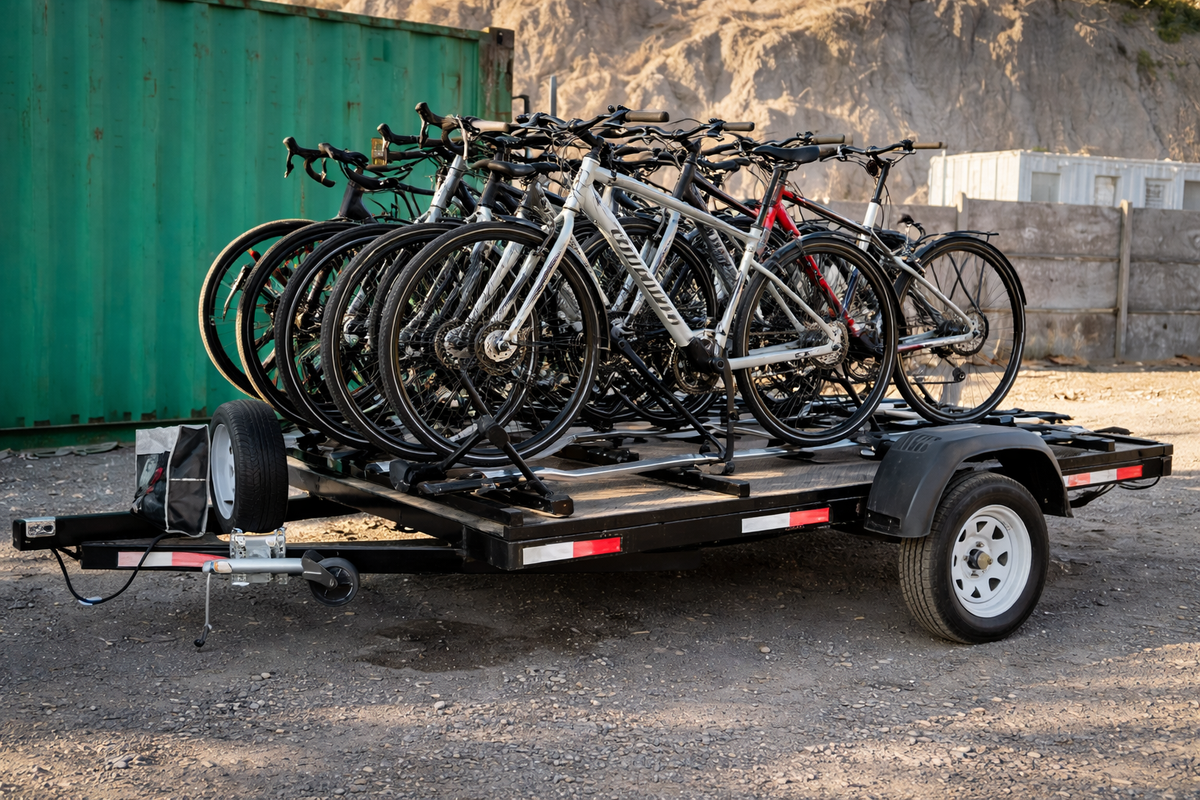 Carro de Arrastre Portabicicletas – Plataforma 3 × 2 m