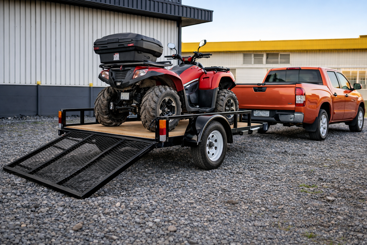 Carro de Arrastre para ATV 1.000 kg – Plataforma 2 × 1,2 m