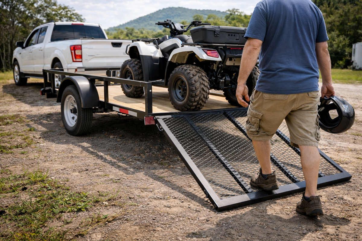 Carro de Arrastre para ATV 1.000 kg – Plataforma 2 × 1,2 m