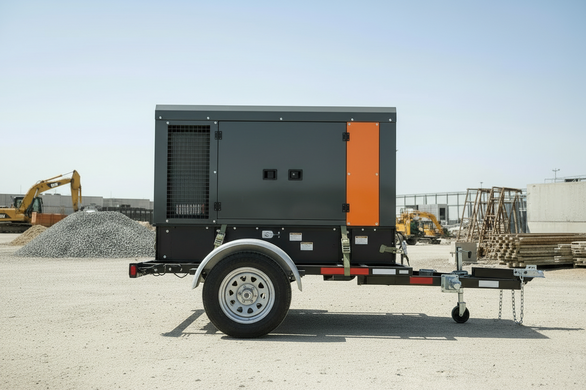 Carro de Arrastre para Generador Eléctrico – Base Reforzada
