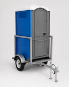 Carro Plano para Baño Químico – Plataforma 120 × 120 cm