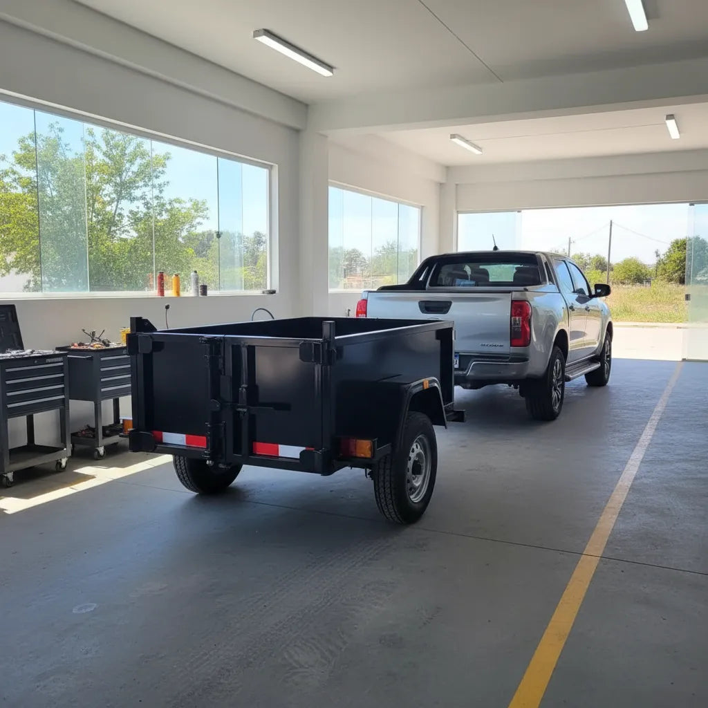 Carro Multicarga 1000 kg con Función Minitolva – Plataforma 2x1 m para Carga Pesada