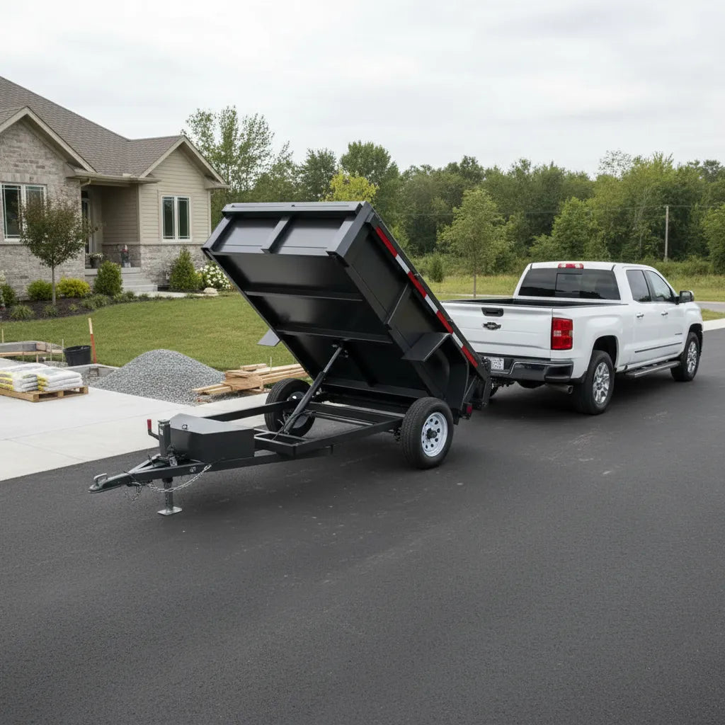 Carro Multicarga 1000 kg con Función Minitolva – Plataforma 2x1 m para Carga Pesada