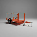 Carro Plano para 2 Baños Químicos – Plataforma 240 cm