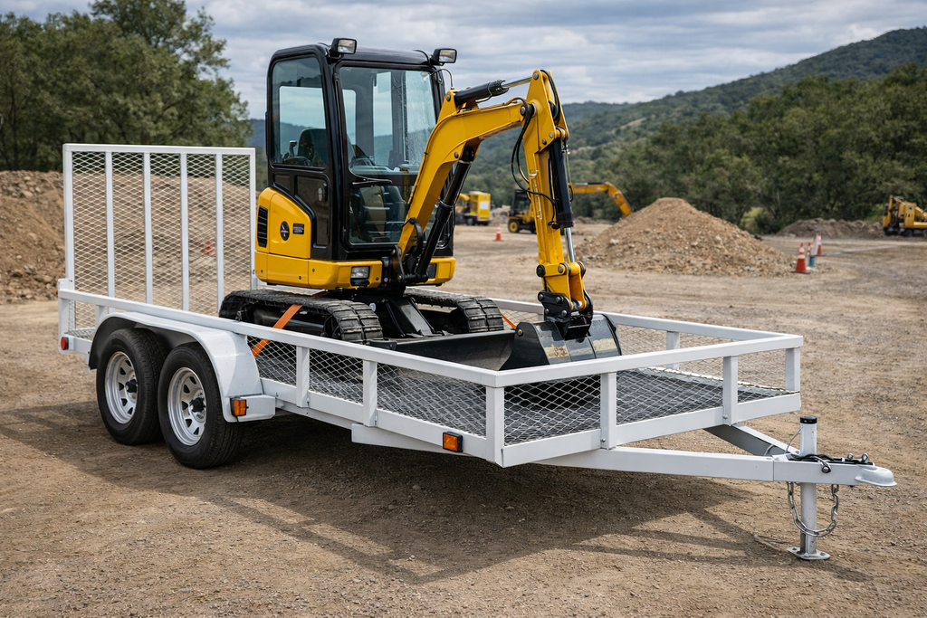 Carro de Arrastre Cama Baja con Rampa – 2.000 kg