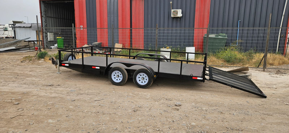 Carro de Arrastre Doble Eje con Rampa Abatible – 2.000 kg 5MT