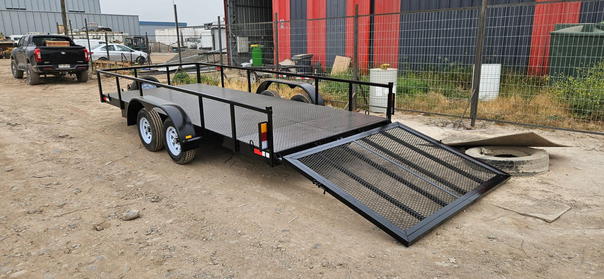 Carro de Arrastre Doble Eje con Rampa Abatible – 2.000 kg 5MT