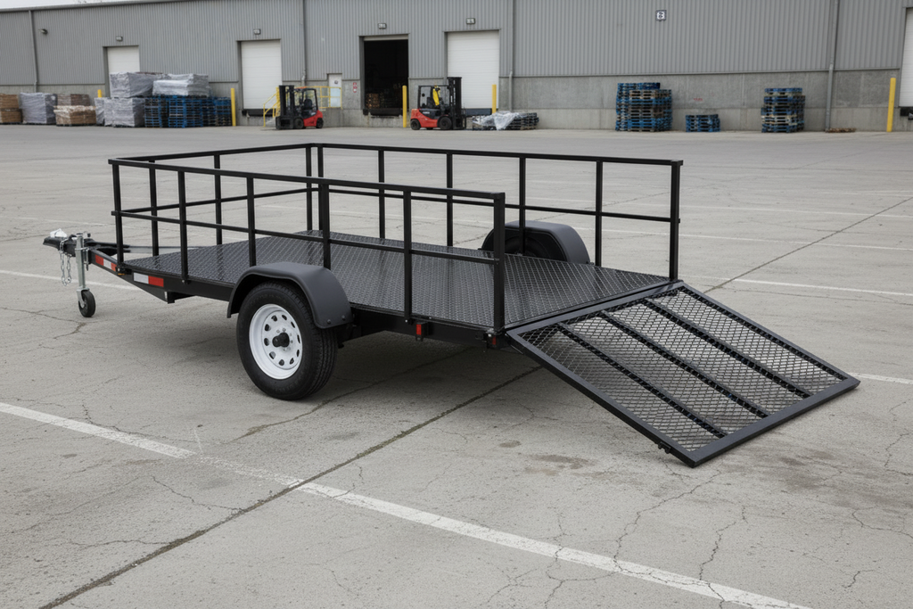 Carro Multicarga con Rampa Abatible – Barandas altas