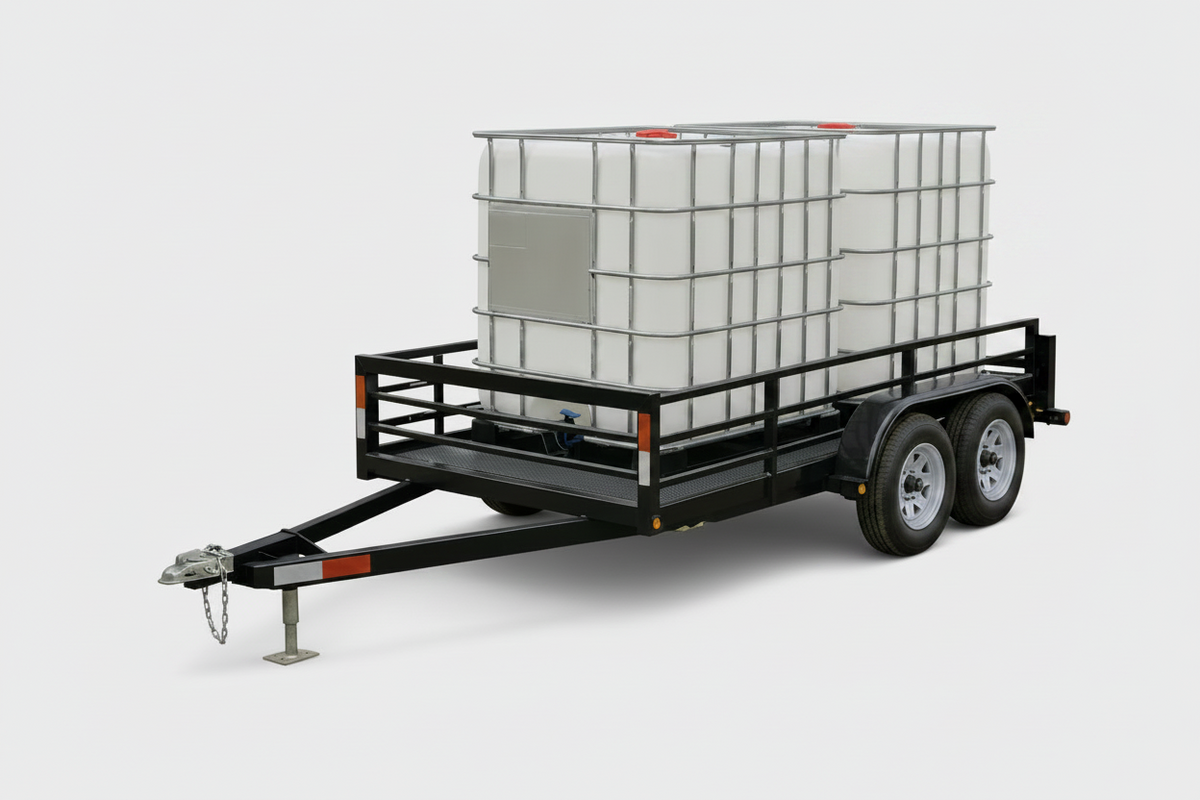 Carro de Arrastre para IBC de Agua 1.000 Litros (2.500 kg)