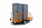 Carro Plano para 2 Baños Químicos – Plataforma 240 cm