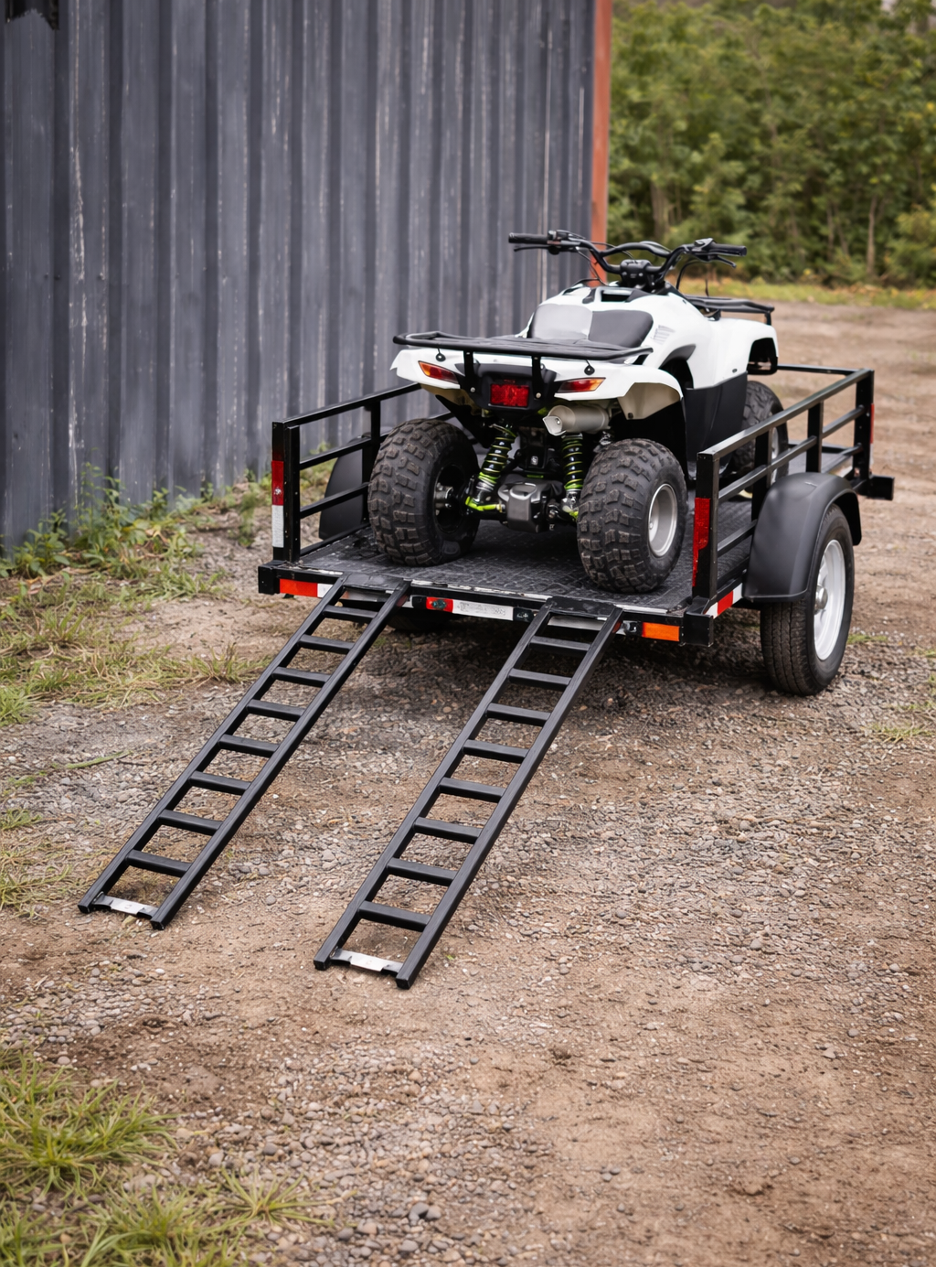 Carro de Arrastre para Tableros con Rampas Desmontables – 1.000 kg