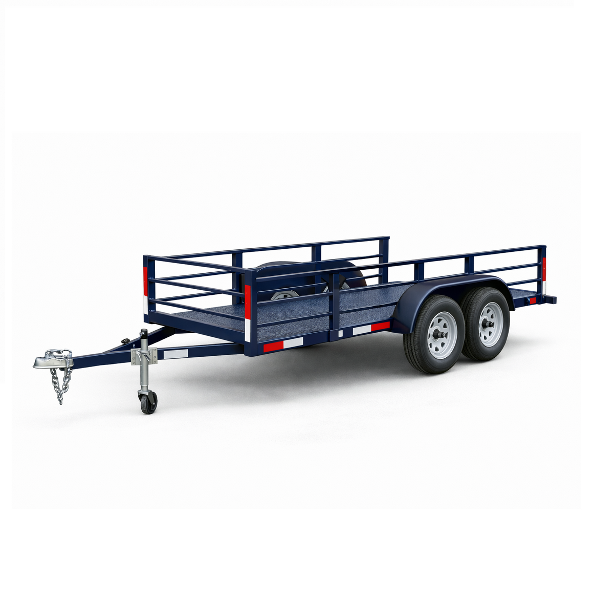Carro Plano Reforzado Doble Eje – 1.200 kg