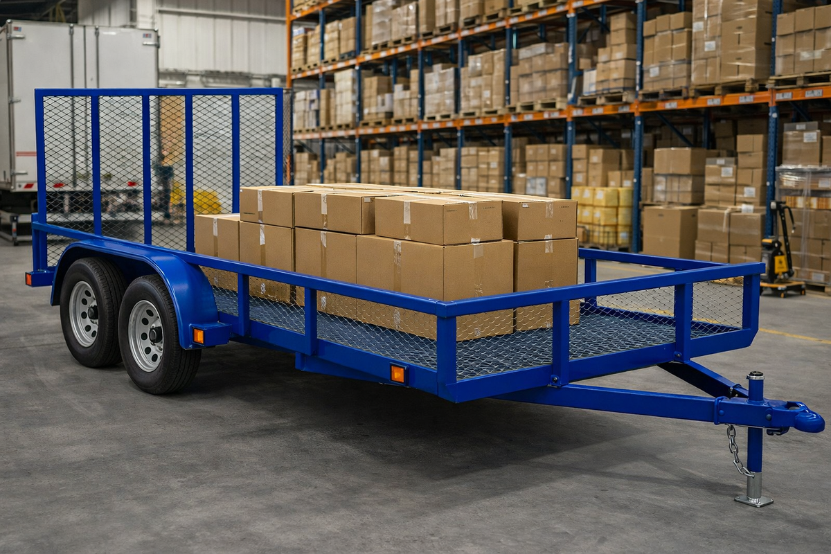 Carro de Arrastre Cama Baja con Rampa – 2.000 kg