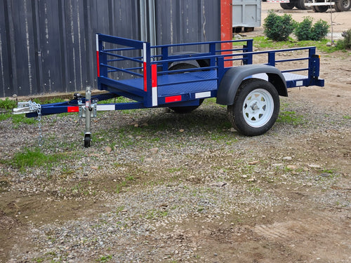 Carro de Arrastre Carga Ligera 650 kg con Rampas desmontables – Plataforma 2 × 1 m