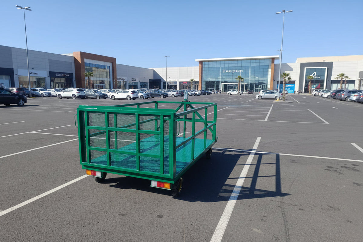 Carro de Arrastre Porta Basureros – Uso Operativo y Logístico