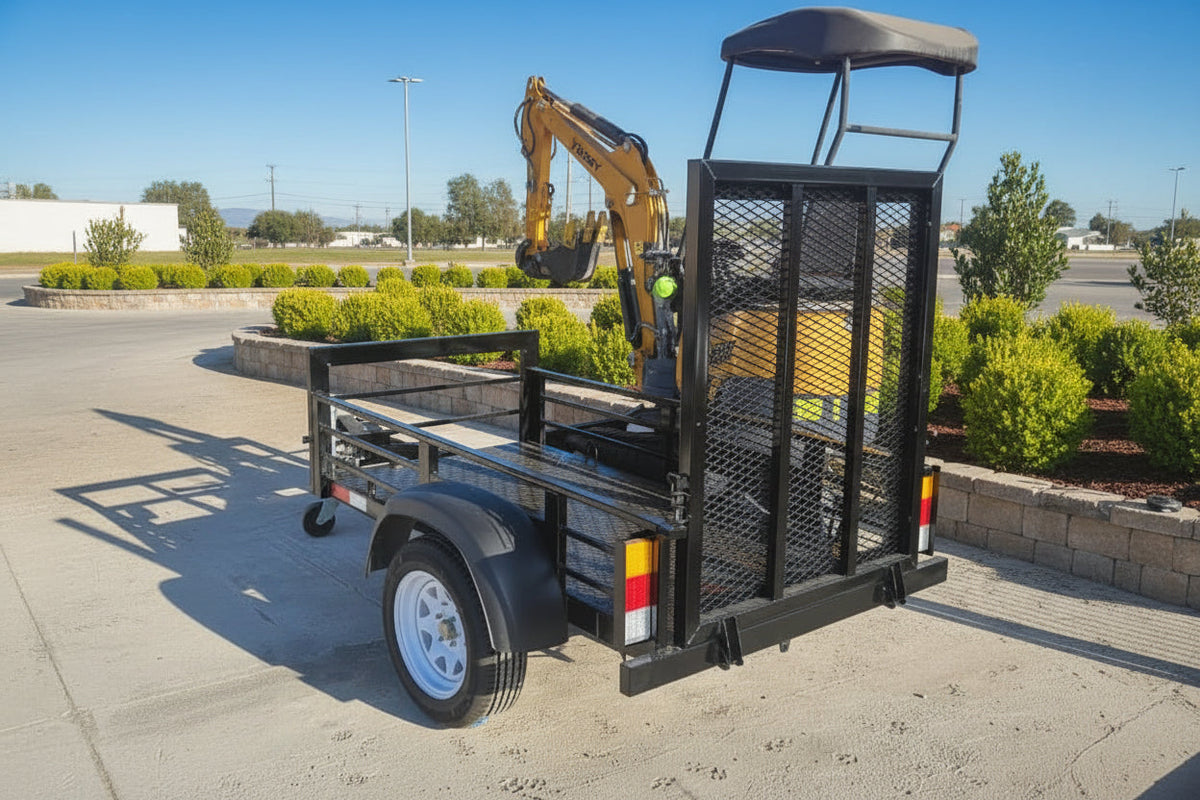 Carro Multicarga con Rampa Abatible – Transporte Versátil de Carga General