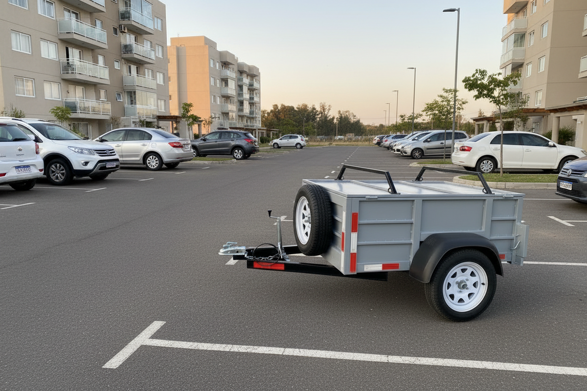 Carro de Arrastre Cerrado Multicarga 650 kg – Uso General