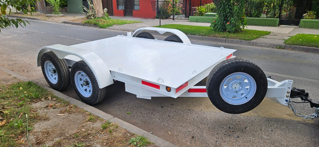 Carro de Arrastre Plano Doble Eje para Maquinaria – 2.000 kg
