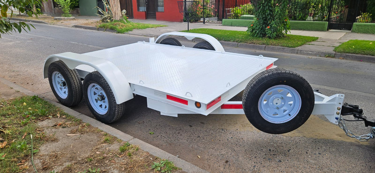 Carro de Arrastre Plano Doble Eje para Maquinaria – 2.000 kg