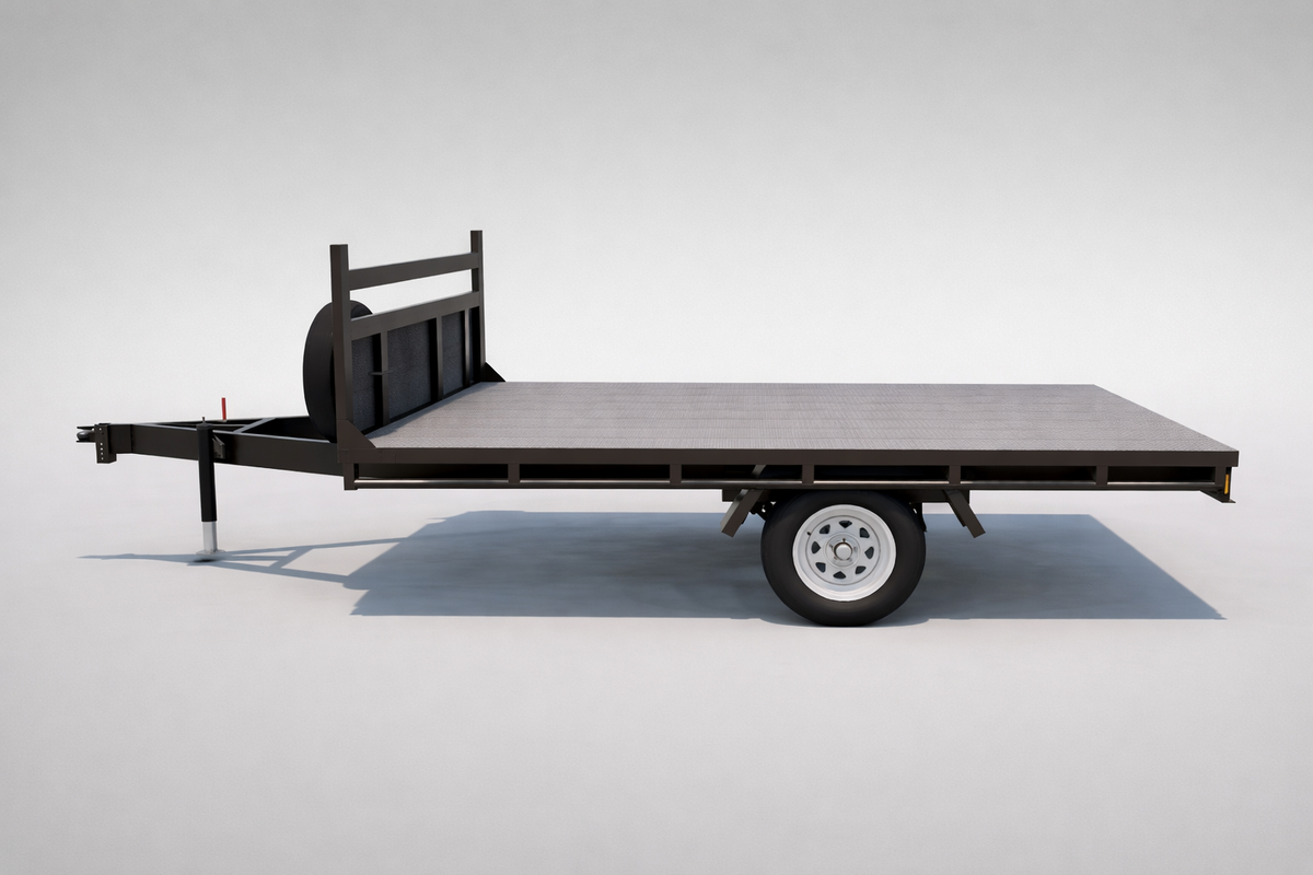 Carro de Arrastre Plano 1.000 kg – Chasis Tipo Cama Alta