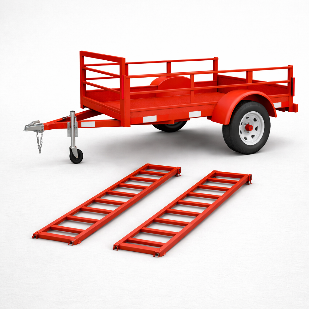 Carro de Arrastre Carga Ligera 650 kg con Rampas desmontables – Plataforma 2 × 1 m