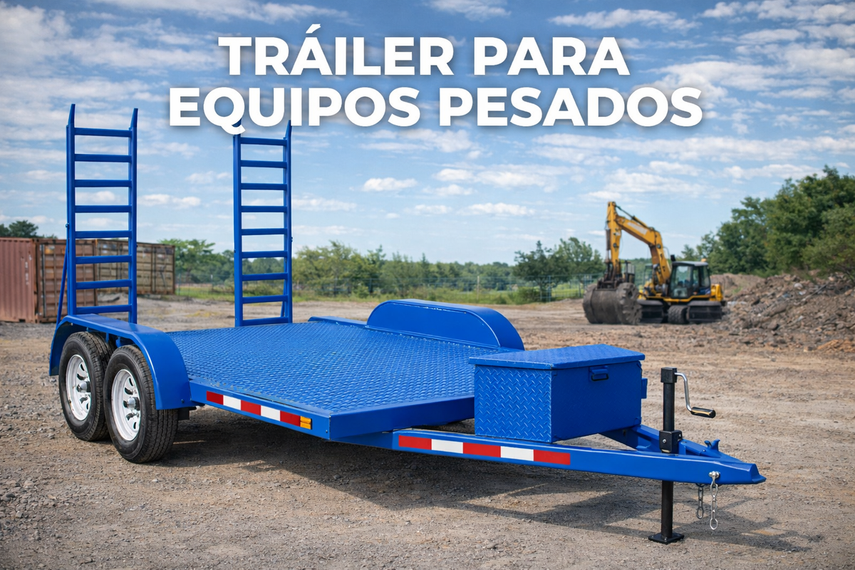 Carro de Arrastre para Miniexcavadora – Capacidad 2.000 kg