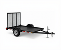 carro plano con rampa trasera