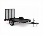 carro plano con rampa trasera