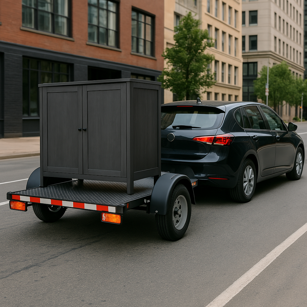 carro plano trailer plataforma transporte