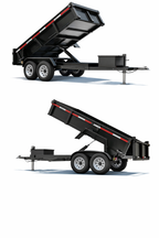 Carro de Arrastre Tipo Tolva / Volteo 2.500 kg – Caja Basculante 4 × 1,5 m