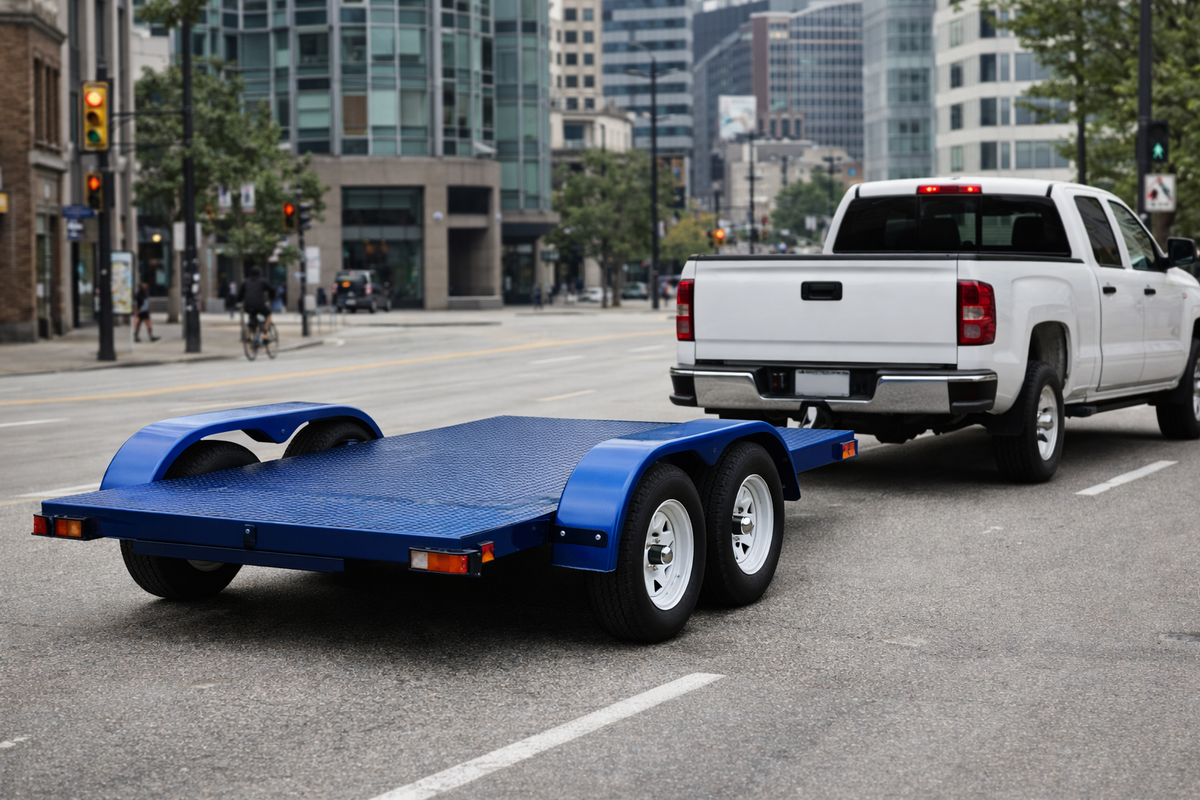 Carro de Arrastre Plano 2.000 kg – Plataforma Metálica 3 × 2 m