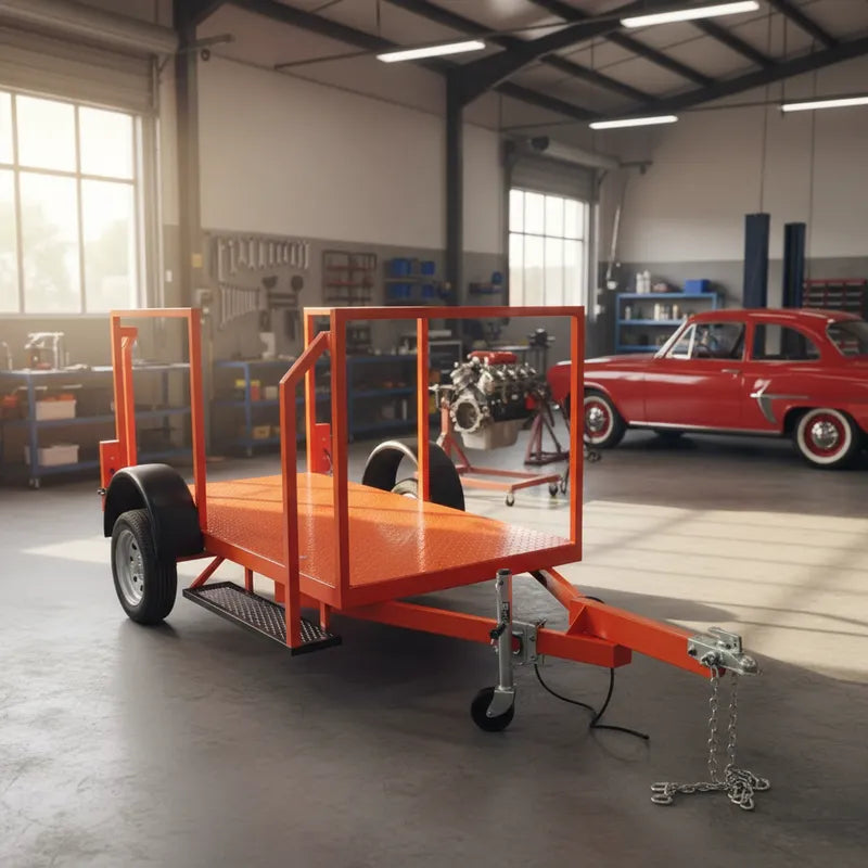 Carro Plano para 2 Baños Químicos – Plataforma 240 cm