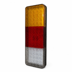 Foco triple LED estándar vertical para carro de arrastre