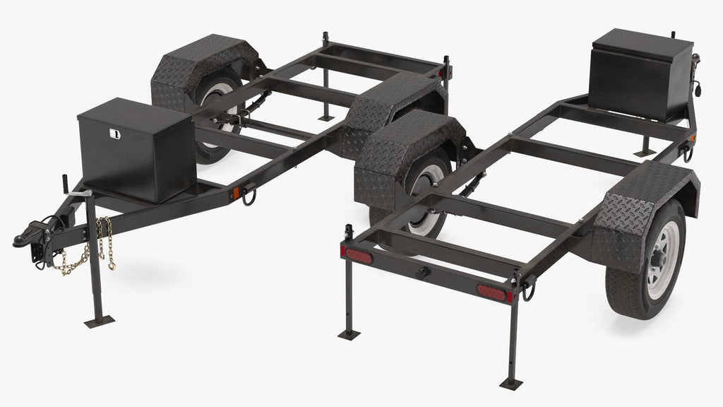 Carro de Arrastre Tipo Chasis – Base Estructural 2,5 × 1 m