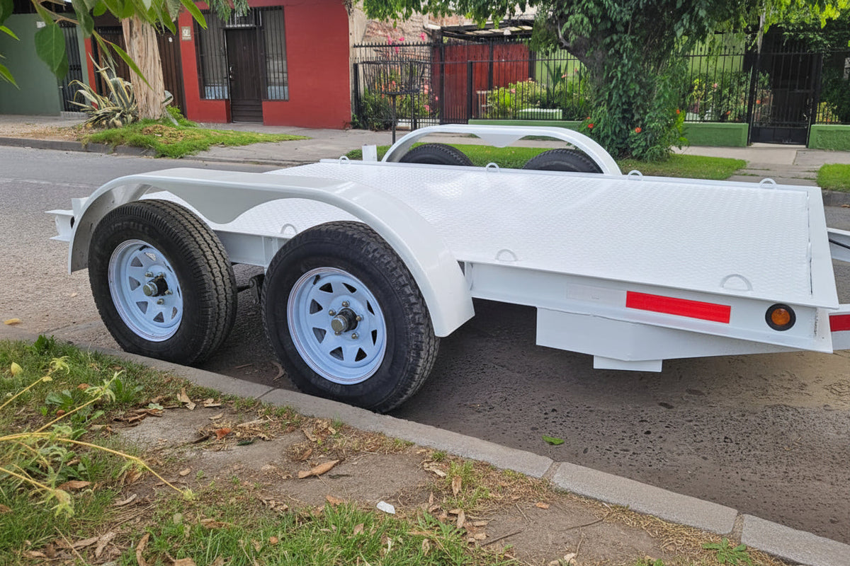 Carro de Arrastre Plano Doble Eje para Maquinaria – 2.000 kg